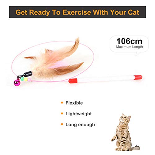 Conjunto de brinquedos interativos para animais de estimação Adaskala 12 PCS, incluindo trailer de p