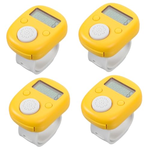 BESPORTBLE 4 Pcs anel contador balcão portátil contador digital clicker contador manual contador mec