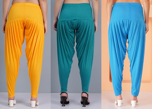 Image of Buy That Trendz Patiala Salwar for Women Relaxed Fit Viscose Patiyala Salwar Harem Bottom Pants