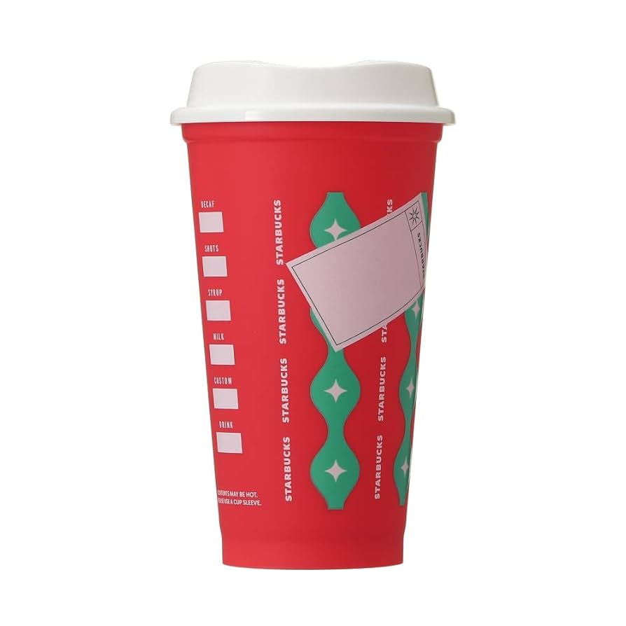 スタバ スターバックス ホリデー2022 リユーザブルカップ&キャップ2個セット 試してみた】ホリデー2022リユーザブルカップ専用ドリンクホール