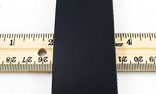 Dangerous Threads Black Latigo Leather Strip 1 & 1/2" x 72" Belt Blank - Thumbnail 3