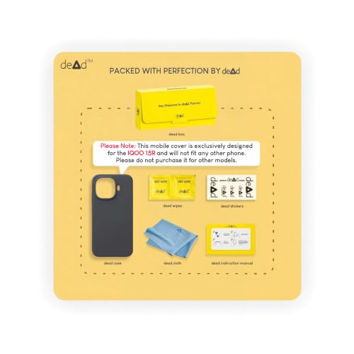 Image of dead Silicone Case for iQOO 15R (Charcoal Black)
