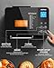 KEEPEEZ Pro 17-in-1 Vollautomatische Edelstahl Brotbackautomat mit Gesundem Keramik-Brotpfanne, 710W Konvektions-Brotmaschine, 1kg-Kapazität, Automatischem Nuss-Dispenser, Intelligentes Touchpanel