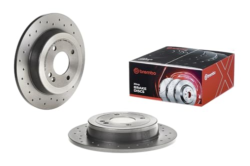 Brembo Xtra 08.C172.1X Brake Disc Rear Perforated Set of 2