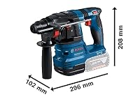 Bosch Professional 18V System Akku Bohrhammer GBH 18V-22 (mit SDS plus, inkl. 2x 4.0Ah Akku, Schnellladegerät GAL 18V-40, L-BOXX) – Ansicht 5