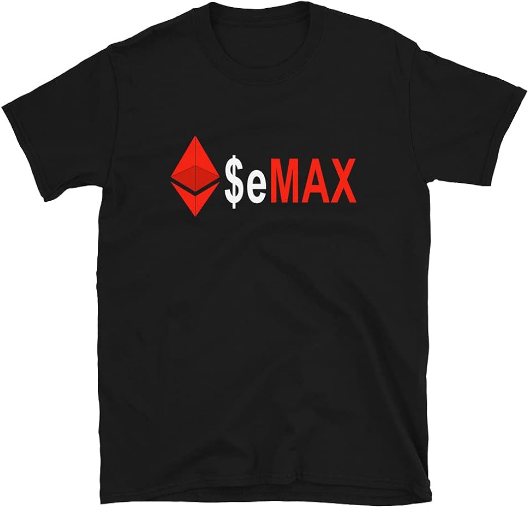 Amazon.com: Camiseta Ethereum Max Emax Crypto Token, Negro - : Generic:  Ropa, Zapatos y Joyería