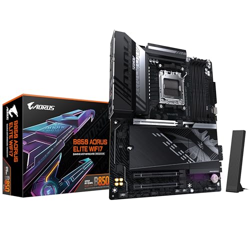 Gigabyte B850 AORUS ELITE WIFI7 Motherboard - AMD Ryzen 9000 Series CPUs