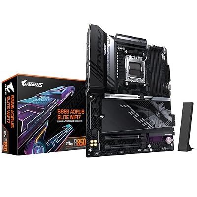 GIGABYTE B850 AORUS Elite WIFI7 Placa Base - Procesadores AMD Ryzen Serie 9000, VRM Digital de 14+2+2 Fases, hasta 8200MHz DDR5 (OC), 1xPCIe 5.0 + 2xPCIe 4.0 M.2, LAN 2.5, WiFi 7, USB 3.2 Gen 2x2 | Ya disponible en tu tienda friki favorita! En mundofriki.es!