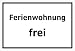 Produktbild Schild  Ferienwohnung frei  15x20cm, 30x20cm und 45x30cm  Bohrlöcher Aufkleber Hartschaum Aluverbund -S00214A