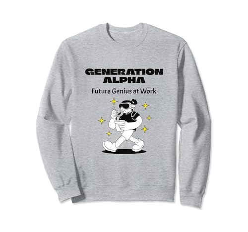 Le génie du futur au travail - Génération Alpha Sweatshirt