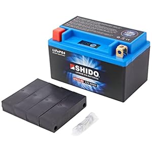 SHIDO LTX14-BS LION -S- Batterie Moto Lithium Ion