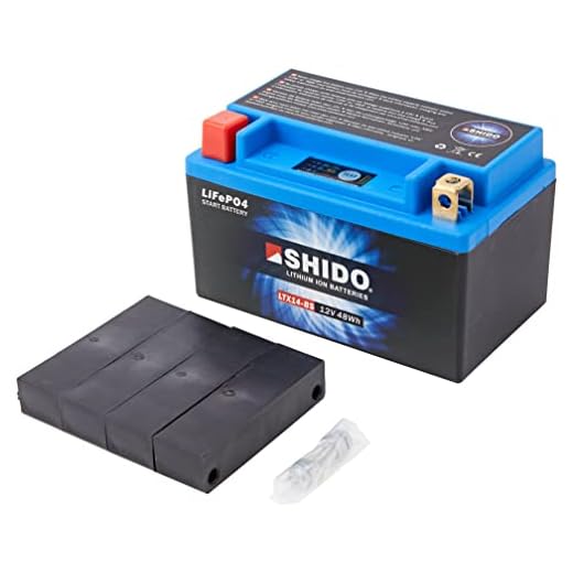 BATTERIA AL LITIO SHIDO YTX14-BS