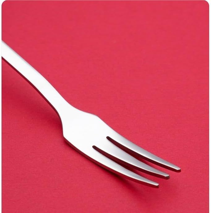 Silverware Flatware Set, 10/40/60/80/100/120 Pieces 304 Stainless Steel Spoons For Hanging Coffee Dessert Fruit Forks Creative Hanging Cup Spoons And Forks(8Set)