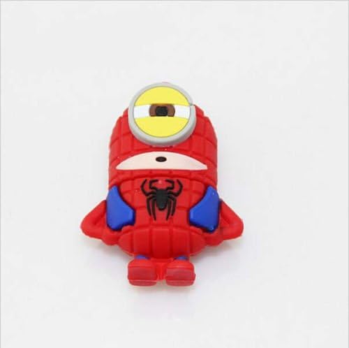 Classic Movie Character - Amazing Minion Gangs Spiderman Costume 8 GB Usb Flash Drive - USB Flash Drive Cartoon Gift for Boyfriend