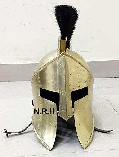 Casque médiéval grec Leonidas reproduction armure de combat spartiate - 3
