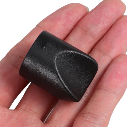 Tapones para patas de silla DOITOOL con base estabilizadora de plástico negro de 7/8" 6