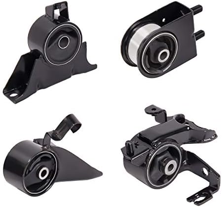 Ashimori Compatible with 1999-2000 Mazda Protege 1.8L Manual 2001-2003 Protege 2.0L Manual 2002-2003 Mazda Protege5 2.0L Manual Engine Motor Mount & Transmission Mount Kit A6486 A6481 A6485 A6465