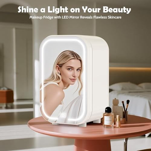 Kikihouse 22L Mini Skincare Fridge, Small Personal Makeup Refrigerator — view 8