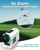 CIGMAN Golf Range Finder 1200M Side Digital Display Slope Compensation ±1M Precision 25MM Eyepiece Rechargeable TYPE-C Rangefinder for Golf Course, Hiking, Sports Events & Outdoor Use - Image 8