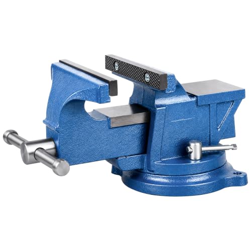 Image of CROWNSHOP Bench Vice for Workbench Bench Vise with 360 Degrees Swiveling