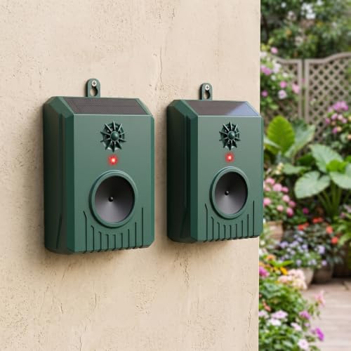 Solar Ultrasonic Bird Repellent Devices (2)