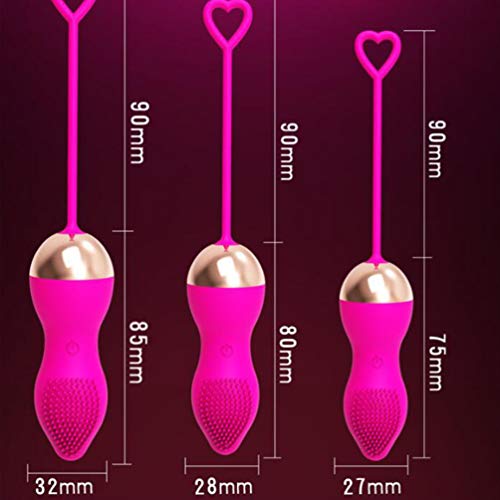 ARTIBETTER 3 Peças Kegel Bolas Vaginal Haltere Ponto G Oscilador Flertar Ferramenta Portátil Três-Em