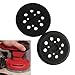 Whltzf 2PCS Industrial 5Inch Sanding Pad 8 Hole Extraction Systems Nonslip Rubber Surfaces for Professional Woodworking Grinding Wheel