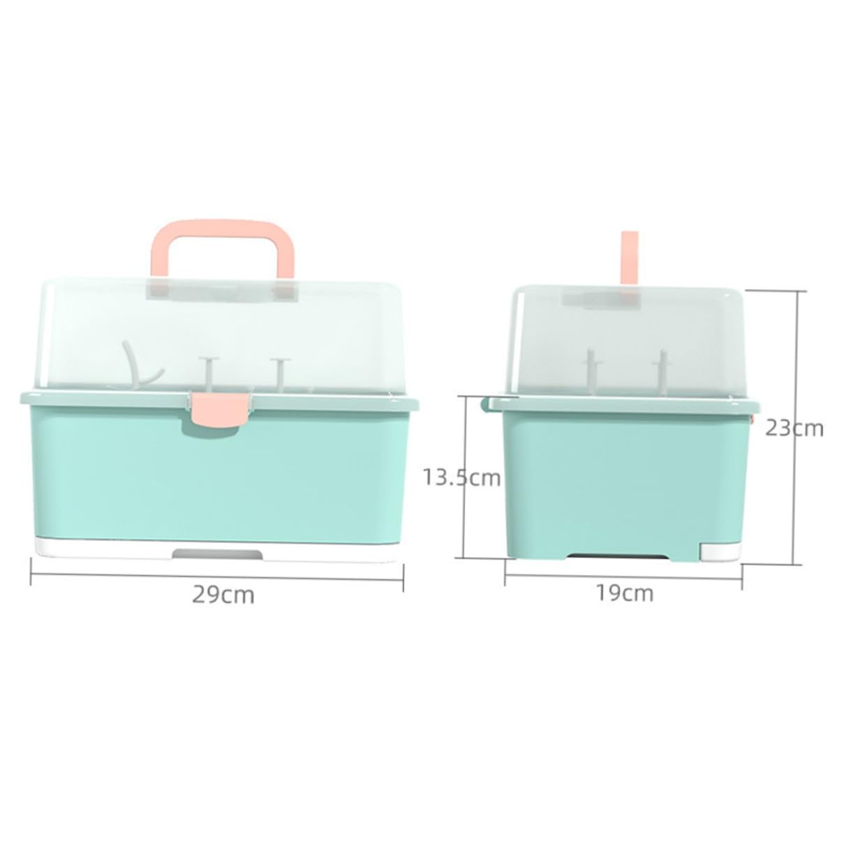 Babyflaschen Trockenbox mit Deckel, Küchenorganizer für Zuhause