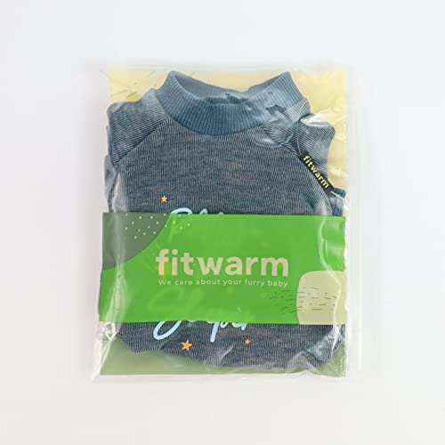 Fitwarm Lightweight Velvet Dog Pajamas Thermal Pjs Paw-Some Sleeper Puppy Clothes Stretchy Doggie Onesie Pet Shirt Cat Jammies Blue Xx-Large #TOP7