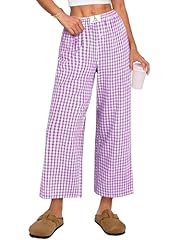 Purple White Plaid