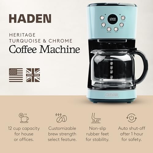 HADEN 12 Cup Programmable Coffee Maker