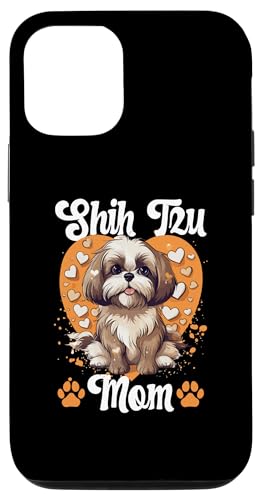 Shih Tzu Hsi Shih perro mascota raza perro Shih Tzu Mamá Carcasa para iPhone 12/12 Pro