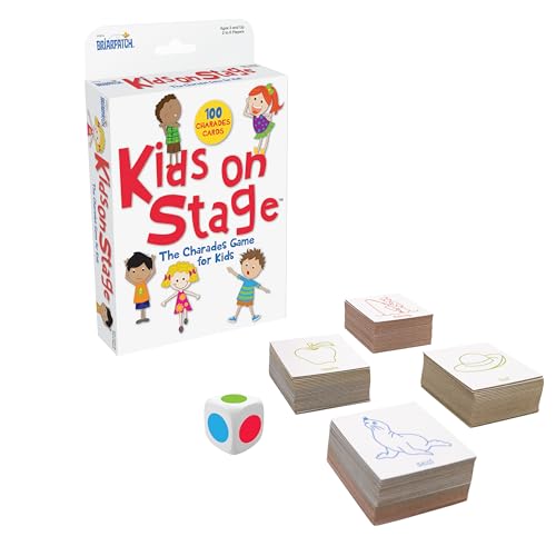Briarpatch, Kids on Stage Charades for Kids Travel Card Game, Early Preschool Learning for Toddlers,...