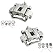 TRQ Rear Driver and Passenger Side Brake Caliper Set Caliper Brackets Hardware Compatible with 10-23 Lexus GX460 03-09 GX470 96-97 LX450 10-22 Toyota 4Runner 93-97 Land Cruiser 01-07 Sequoia