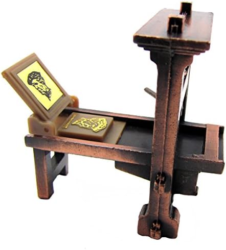 TG,LLC Treasure Gurus 1:48 Scale Metal Printing Press Die Cast Diorama Accessory Desk Pencil Sharpener