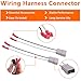 HNeekyr Speaker Mounting Adapter Plates and Wiring Harness, Compatible with Acura Civic Accord CRV 6.5