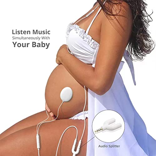 VOOCHIE Baby Bump Headphones Prenatal Belly Speakers para Mulheres Durante a Gravidez para Tocar Mús