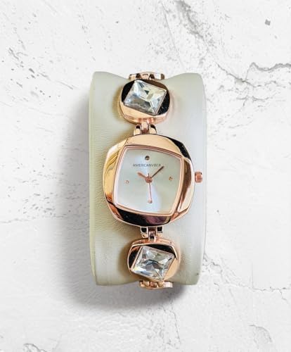 Image of AMERICANVIBER DRW0027CCK Premium Color Smooth Finish COMBO Pack 2 Analog Watch For Women