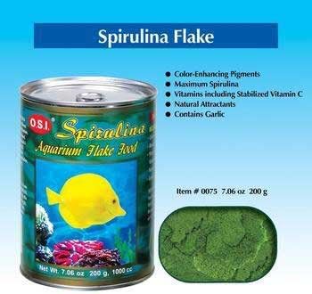 OSI Spirulina Flake Fish Food 7.06oz