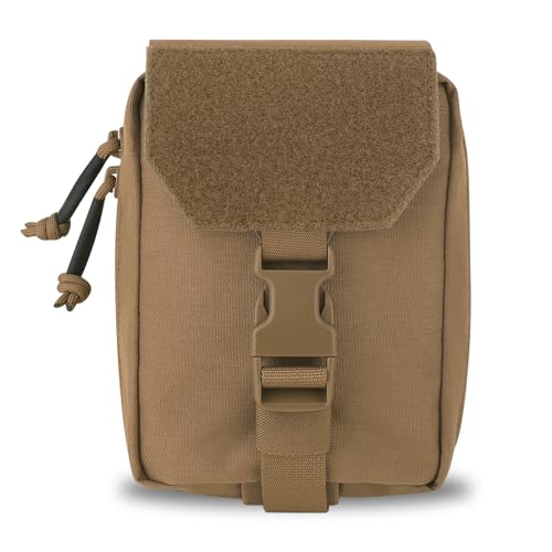 PETAC GEAR Tactical Rip Away Medical IFAK Pouch Tear Off First Aid EDC Pouches Molle & Belt Outdoor Emergency Survival Bag (CB)