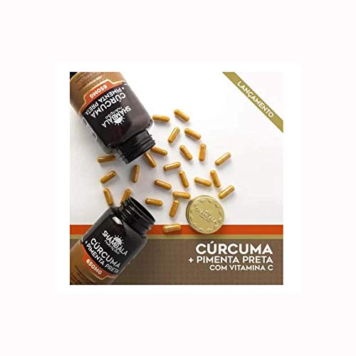 Combo 3x Cúrcuma c/pimenta preta 120 cápsulas de 650mg