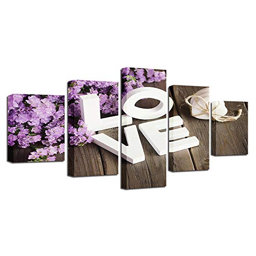 Cuadros en lienzo modernos decorativos 5 paneles formato canvas poster landscape 6