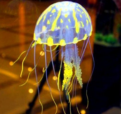 Amazon | まるで本物 アクアリウム用 人工くらげ【3匹セット】魚に無害