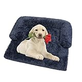 🐕Material suave: terciopelo 40PV + algodón PP de alta elasticidad, más cómodo para que su bebé mascota se acueste y el acolchado súper suave no causará presión adicional en las articulaciones de su amigo.