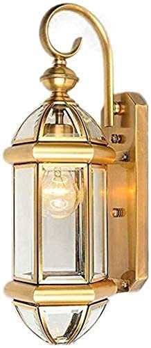Lanterne murale d'extérieur Vinta style cuivre chic luminaire haut de gamme porche