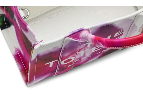 Marc Jacobs, Womens, The Future Floral Leather Small Tote Bag, White Multi, One-Size4