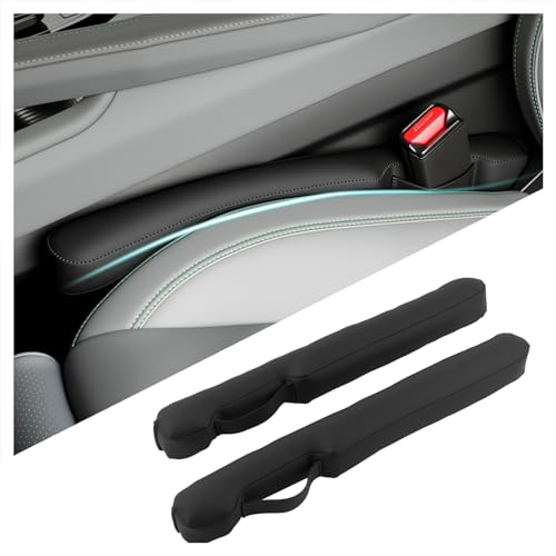 Aokdom 2026 Latest 2PCS Upgraded Car Seat Gap Filler with Fixing Ring Elastic Car Gap Filler to Avoid Dropping Cell Phones/Keys Essential Cars Gaps Seat Fillers Cars Accessories