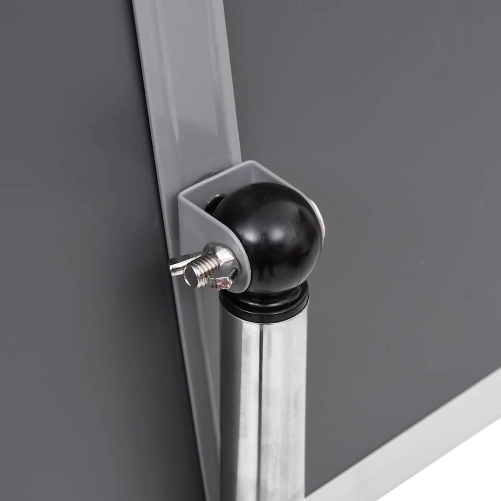 2 soportes para carteles, plateados, aluminio, 45 x 32,7 x 108 cm, altura regulable, giratorio, para presentación, interior y exterior, expositor, expositor con protección de seguridad