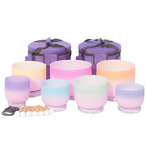 6�`12�C���`�̃N���X�^���V���M���O�{�E���Z�b�g�A�T�E���h�q�[�����O�Z���s�[���ґz�p�A�S�𗎂�������������̉��A�L�������O�o�b�O�t�� (Color : 432hz)