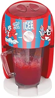 iscream Genuine ICEE Brand Counter-Top Sized ICEE at Home Shaved Ice Slushie Maker, Classic Red